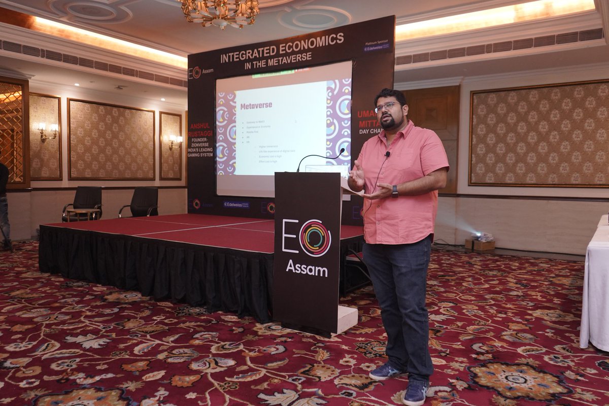 eoassam's tweet photo. We had a mind-opening time with Anshul Rustaggi talking about #Metaverse, Web 3.0 and #NFTs. Anshul is the founder of Totality Corp and a polymath with keen insights into the future. A graduate of IIT Delhi and IIM Bangalore, he is currently developing ZionVerse. https://t.co/3mMQ7BTQ4c