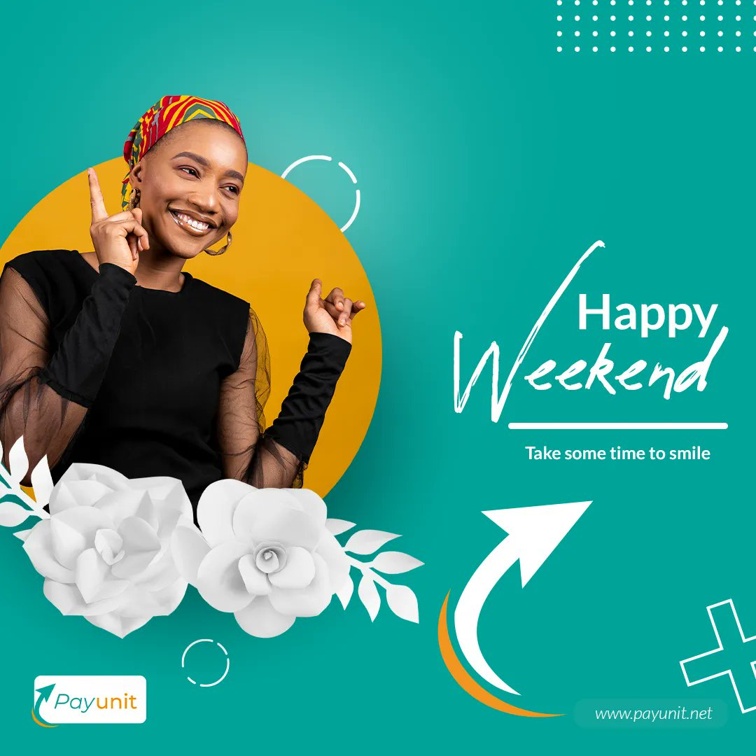 PayUnit7's tweet photo. 𝐄𝐧𝐣𝐨𝐲 𝐭𝐡𝐞 𝐰𝐞𝐞𝐤𝐞𝐧𝐝 ⚡️ 

#Payunit
#Happyweekend https://t.co/IXF4g0RYpo