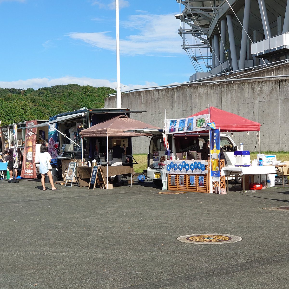 いーお天気☀
準備もできてサポーターさんのお越しを待ってます😀

#ガンバレ
#ジュビロ磐田
#エコパスタジアム
#柏レイソル戦