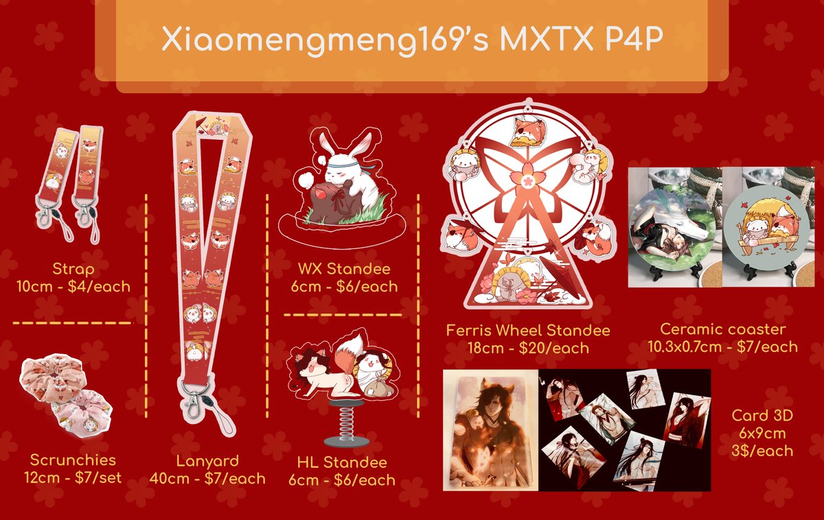 渚めぐみ8/28南3ホ19 on Twitter "RT xiaomengmeng169 🥳[ Preorder Mxtx P4P
