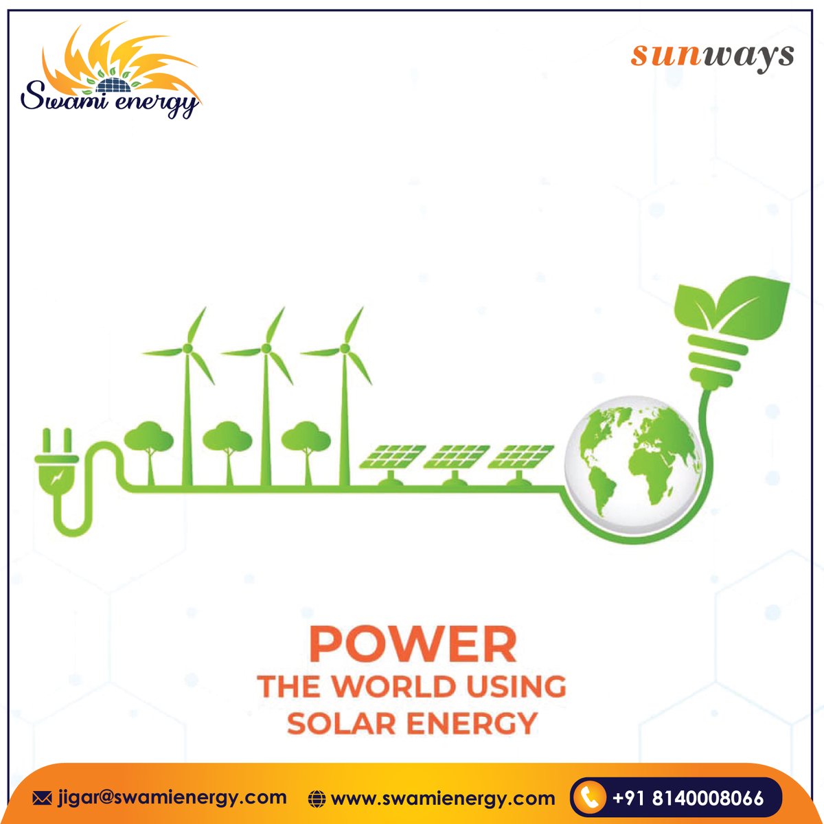 swamienergy's tweet photo. Power The World Using Solar Energy☀

The smartest energy under the Sun☀️ : #SolarRenewableEnergy

📲 Call #SwamiEnegy : +91 81400 08066

#SolarEnergy #solarsubsidy #Solarrooftopsystem #SolarPower #renewableenergy #cleanenergy #greenenergy #SaveEnvironment https://t.co/v3jdeL9K67