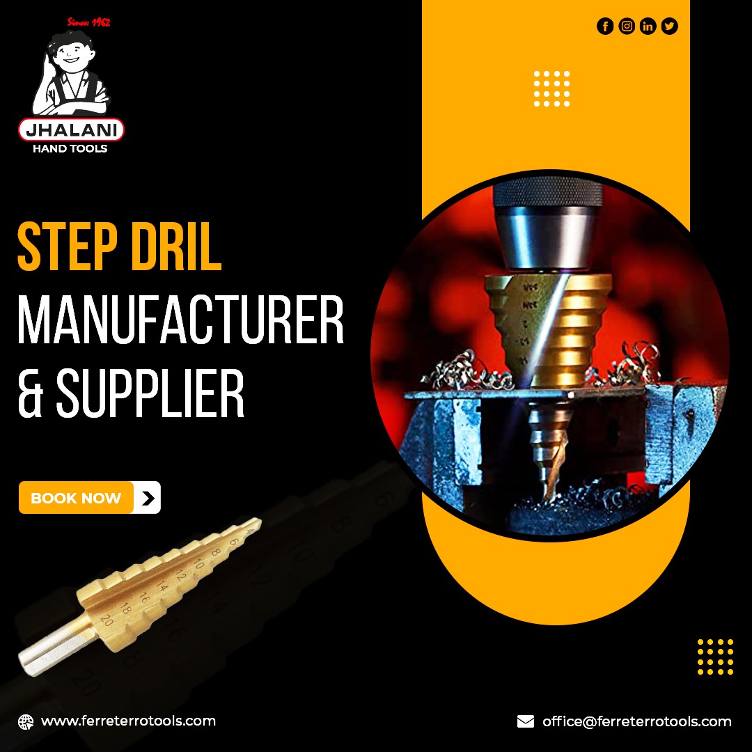 ToolsJhalani's tweet photo. Work with the #best #handtools for saving your time and efforts both. 

✅ Buy today 
✅ Top manufacturer &amp; supplier

👉 Visit for additional details 🔗 https://t.co/Jb5TWH79W7 

#stepdrill #stepdrills #Ferreterrotools #tools #mechanical #tool #hardwaretools #jhalanitool https://t.co/exCnzyskwo