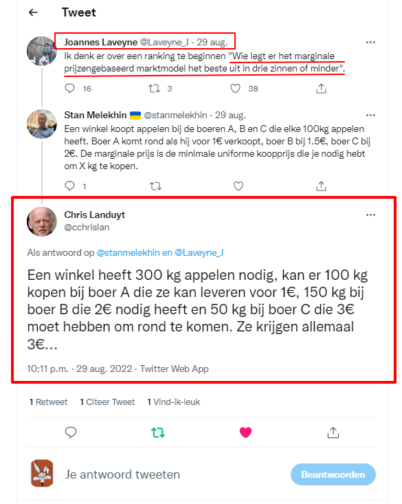 ducdorleans61's tweet photo. - het gebruik van deze #marginale prijsberekening in 1 zin, samen met de woorden "liberalisering" en #elektriciteits-"markt", vergt een hoeveelheid #newspeak die tot nu nooit is vertoond ..

- maar iedereen in de sector vindt dit wel een fantastisch systeem natuurlijk ..

1/ https://t.co/7HRerdLyOx