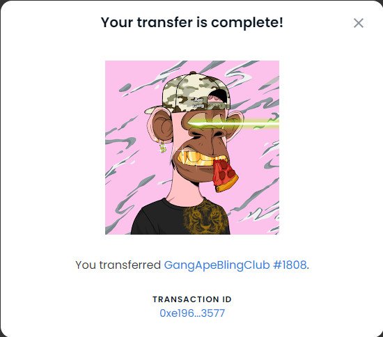 GangApeBlingNFT's tweet image. The Prize Awarded

The Prizes of the first twitter raid contest are given to the winners !!!

Gonna have a BIG CONTEST once this tweet hit 50 Likes !!!

Are you ready?!!
Let's shill the world

#NFT #NFTCommunity #NFTGiveaway
#GABC