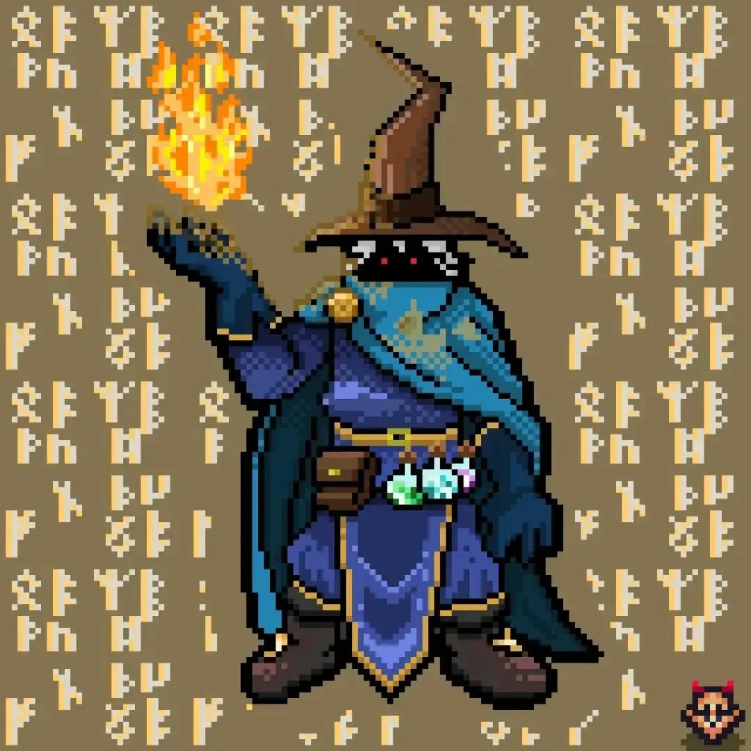 Meet the magic user another pixel art done by yours truly.
instagram.com/pixelbro1/
#pixelart #pixelartist #wizardart #asepro #RETWEEET