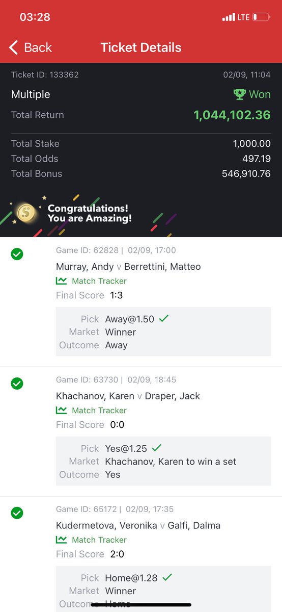 jameson_bro's tweet photo. Pulled a heist on Sportybet and Msport last night while people slept. 754 and 500 odds won. Hahaha
@DawgTipster_ @LouieDi13 @MAYOROFEKITI https://t.co/Q43SZ5j5uw