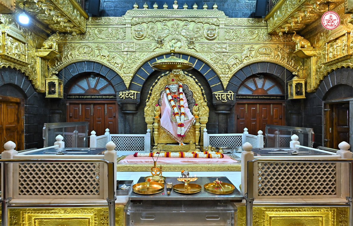 SSSTShirdi's tweet photo. *!! ॐ साई राम !!*
*श्री साईबाबा संस्थान विश्वस्त व्यवस्था,शिर्डी*
*!! ॐ Sai Ram !!*
*Shri Saibaba Sansthan Trust, Shirdi*
≈≈≈≈≈≈≈≈≈
*आरती :-  माध्यान्ह आरती*
*शनिवार दिनांक ०३ सप्टेंबर २०२२*     
*Aarti : -madhyan aarti*
*Saturday 03 September 2022* https://t.co/P53xCJ4vw9