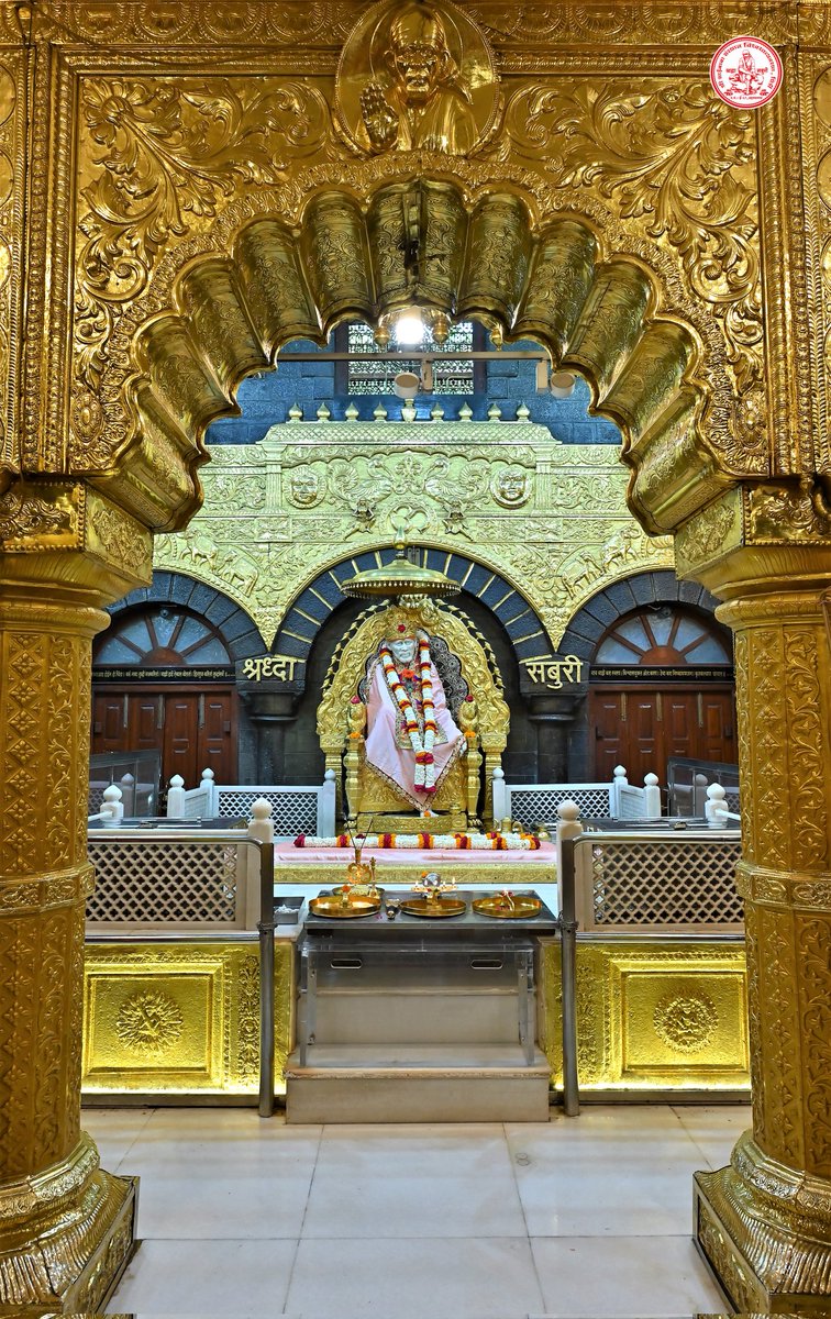 SSSTShirdi's tweet photo. *!! ॐ साई राम !!*
*श्री साईबाबा संस्थान विश्वस्त व्यवस्था,शिर्डी*
*!! ॐ Sai Ram !!*
*Shri Saibaba Sansthan Trust, Shirdi*
≈≈≈≈≈≈≈≈≈
*आरती :-  माध्यान्ह आरती*
*शनिवार दिनांक ०३ सप्टेंबर २०२२*     
*Aarti : -madhyan aarti*
*Saturday 03 September 2022* https://t.co/P53xCJ4vw9
