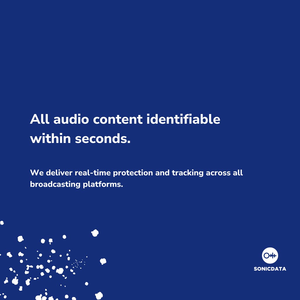 Sonic__Data's tweet image. When we say our technology is faster than any other, we’re not kidding. 

Track your sound in real-time, anytime, anywhere. 

Curious to know how it works? Hit the link on our profile to find out more!

#SonicData #musicindustry #technology #rightsholders #getplayed #getpaid