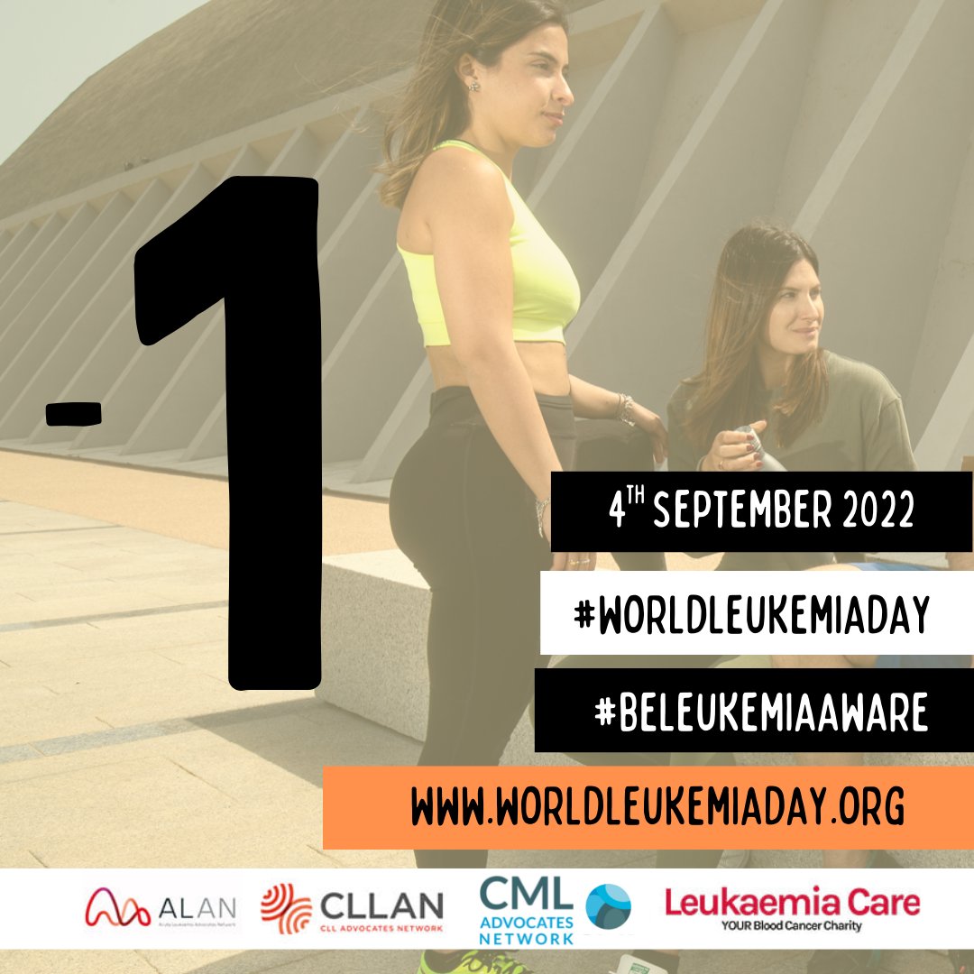 AcuteLeuk's tweet photo. Tomorrow is #WLD22!
Follow us on social media to keep up to date with our latest news and the ways we're ensuring our communities are #BeLeukemiaAware

#BeLeukemiaAware #WorldLeukemiaDay #WLD22 #ALAN #Leukemia #PatientAdvocacy #CMLAN #CLLAN #LeukaemiaCare https://t.co/055kDUTHR3