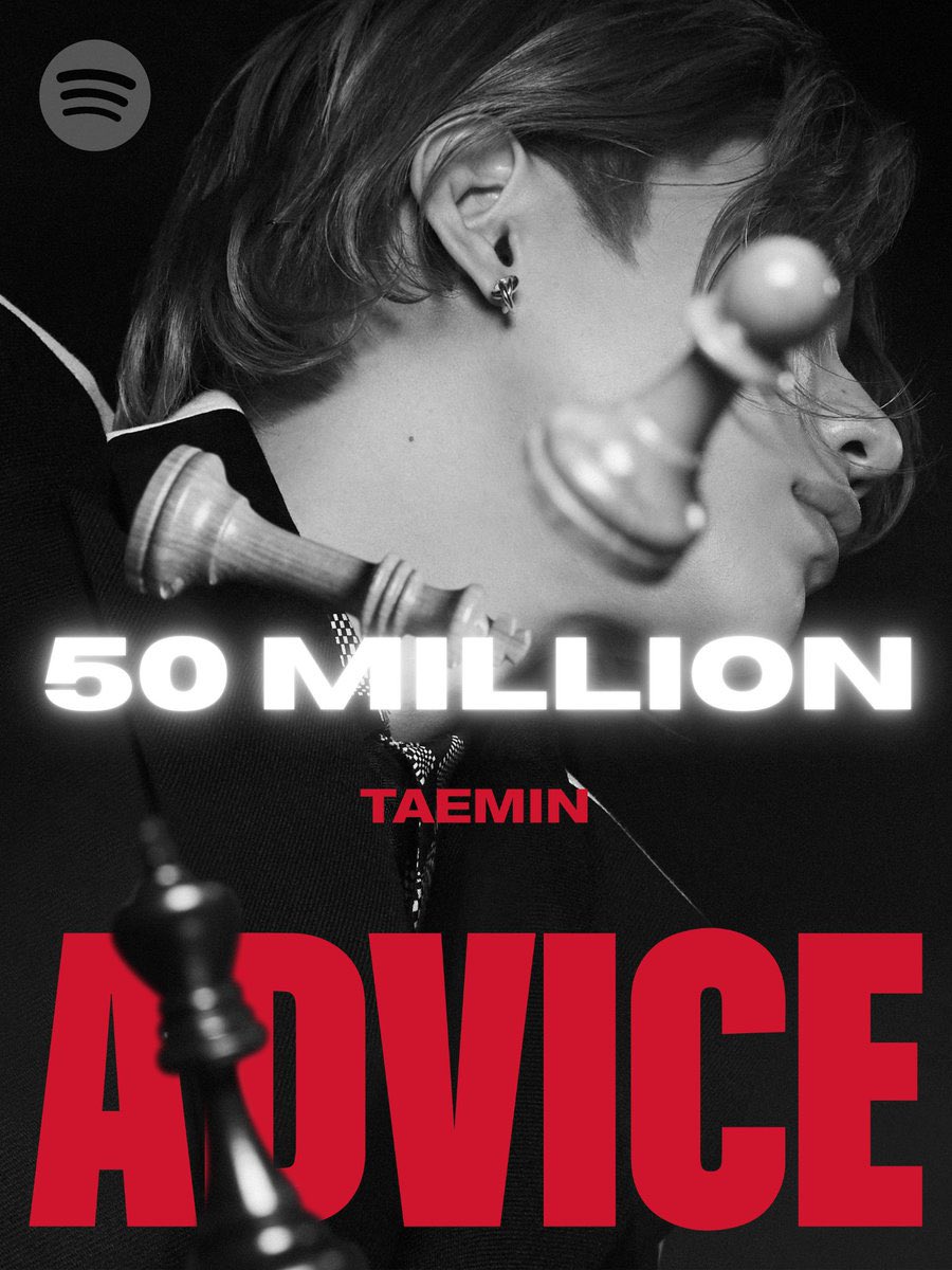 ibabekeiys's tweet photo. #Day_88 (September 3, 2022)
#OurDearestTaemin 

Congratulations 🎉 #TAEMIN! Your masterpiece ADVICE ALBUM has surpassed 50 MILLION streams on Spotify! #태민 

It is the 6th SOLO ALBUM to reach this milestone ~

🔸Press it 
🔸MOVE 
🔸WANT
🔸NGDA Act 1
🔸NGDA Act 2 
🔸ADVICE 🆕 https://t.co/f7cmkHBl6G