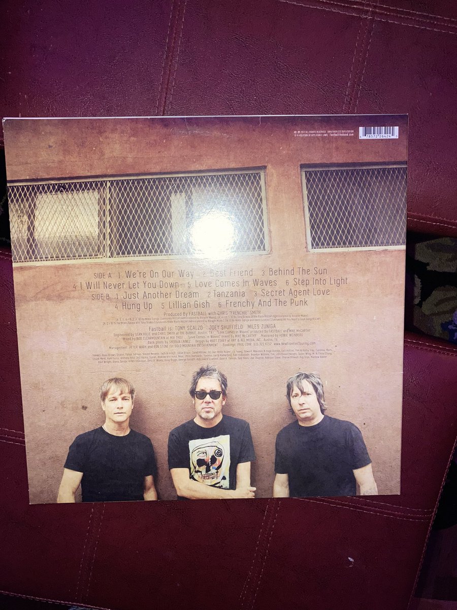 buxtonblonde's tweet image. Had to call an audible and put this one on next (I brought the empty album cover to their live show in Des Moines to get the autographs): #StepIntoLight 
#NowListening #vinyl #RecordPlayer #FastballTheBand