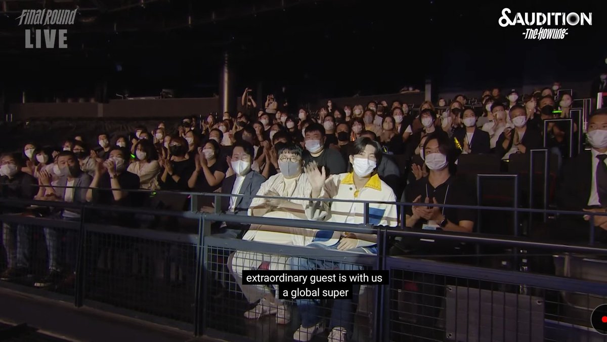 joshush_u's tweet photo. Namjoon is also present at the venue w hitman bang🥹 https://t.co/FatfwliNh6