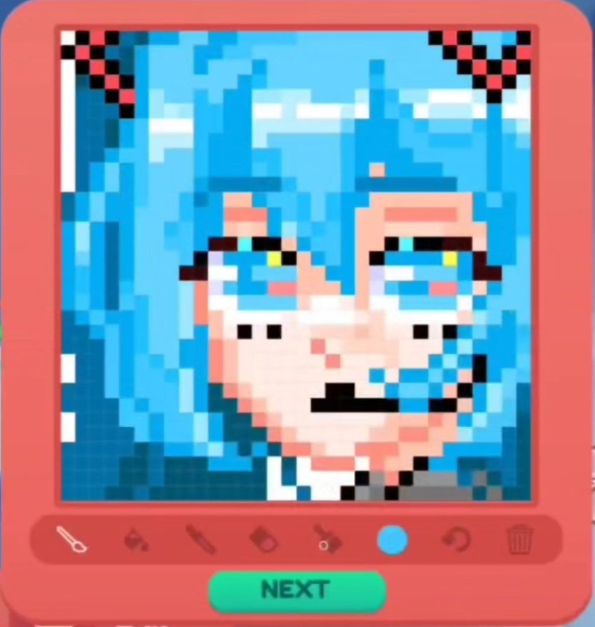 Keewikitty's tweet photo. I present you, pixel miku hatsune #pixelart #pixelartist #mikuhatsunepixelart #starvingartistsRBX #mikuhatsune #vocaloidpixelart #vocaloidmikuhatsune #roblox https://t.co/PGeD3ayg8O