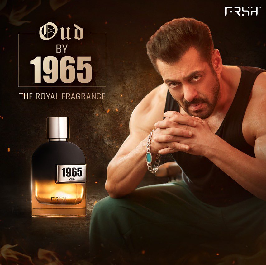 Mystical and masculine at the same time; experience the unique fragrance by Salman Khan Shop now- bit.ly/2MgdtWA #1965 #oud #salmankhan #stayfrsh #frsh