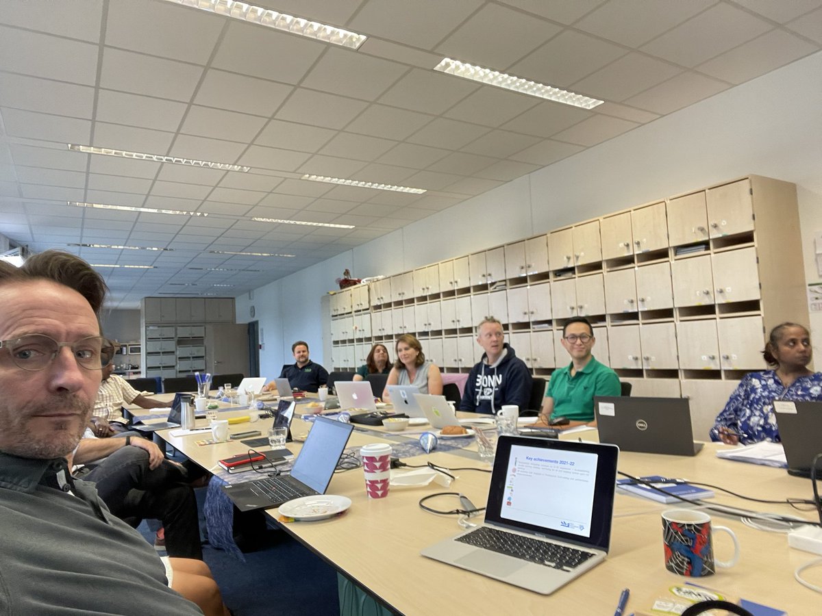 Drrobertsims's tweet photo. The BIS Leadership Team and Board of Trustees up bright and early, working for the good of our great school! #BISBonn https://t.co/NewCfwUO3H