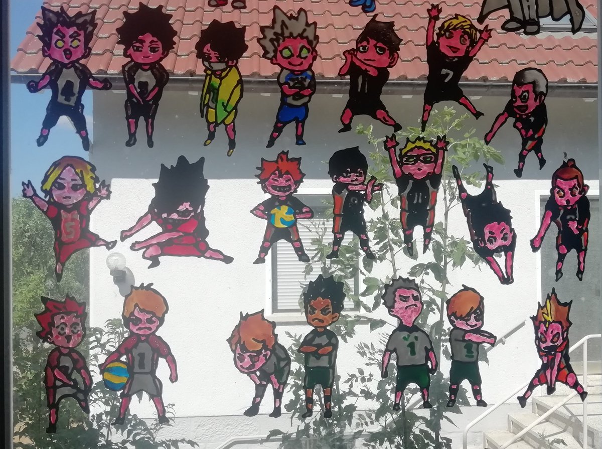 becceltodeweckl's tweet photo. Haikyuu Window Colour

Rere🐎

#haikyuu #doodle  #haikyuufanart #malen #zeichnen #windowcolour #bokuto #akaashi #sakusa #hoshiumi #osamu #atsumu #kenma #kuroo #hinata #kageyama #tsukishima #daichi #tanaka #asahi #tendou #ushiwaka #oikawa #iwaizumi #aone #futakuchi #nishinoya https://t.co/EpA183LngF