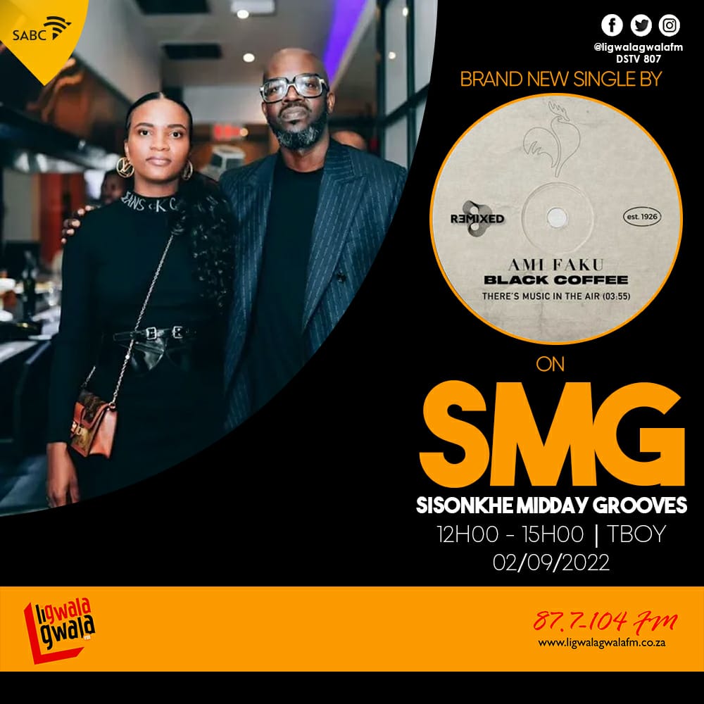TboyMP's tweet photo. Today on my show @ligwalagwalaFM we hot like Spring Day with @Ami_Faku @RealBlackCoffee #SMG #Lfm40 https://t.co/9LFovsW3cH