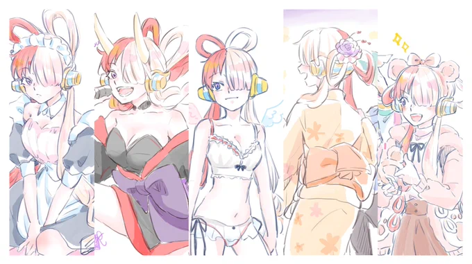 #フォローしなくていいから俺のウタを見てくれ顔とか服とか集めてみた 