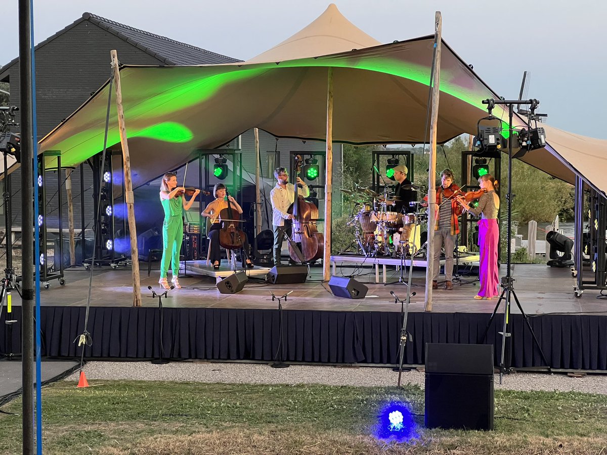 ArcoSt's tweet photo. Prachtige eerste editie van #Deltaconcerten. Deze editie bij @KinderdijkMills. Het optreden was van het ensemble @FuseInfo. Genoten van de muziek, de locatie en de ontmoetingen. https://t.co/ZJx8CWV9Ly