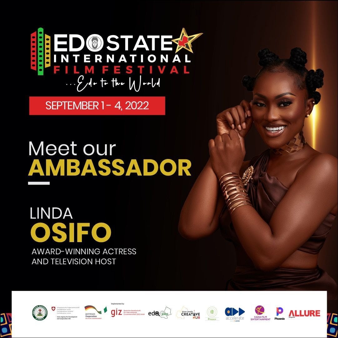ShootsNg's tweet photo. LINDA OSIFO IS THE FACE OF EDO FILM FESTIVAL https://t.co/ZDvsFvJVXe
"This film festival is the first of its kind and it has come at the right time in entrenching the Benin roots in the film industry"
@lindaosifo_LAO @AboutNollywood @nollywoodtweets 
#FilmTwitter #BBNaija https://t.co/qzHG1UpWul