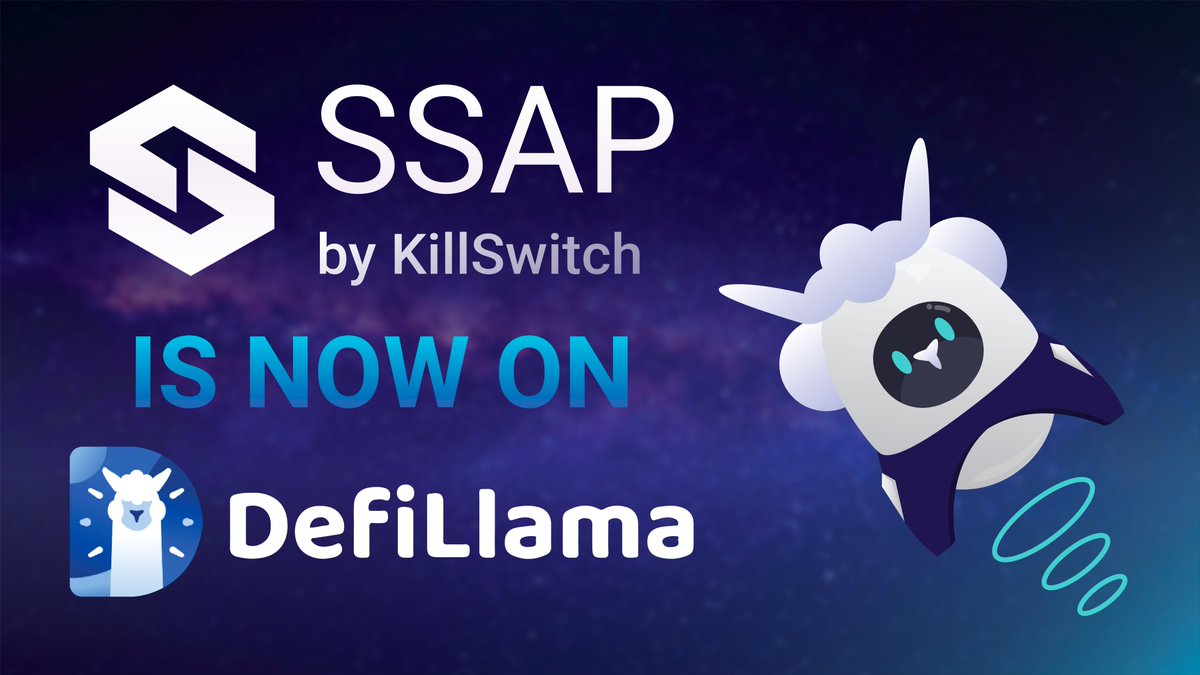 SSAP_Finance's tweet photo. SSAP - open-source noncustodial lending protocol by @KillSwitch_Defi is now on @DefiLlama
#SSAP #lendingprotocols #DeFi #KillSwitchFinance https://t.co/cDJeeQjFOd