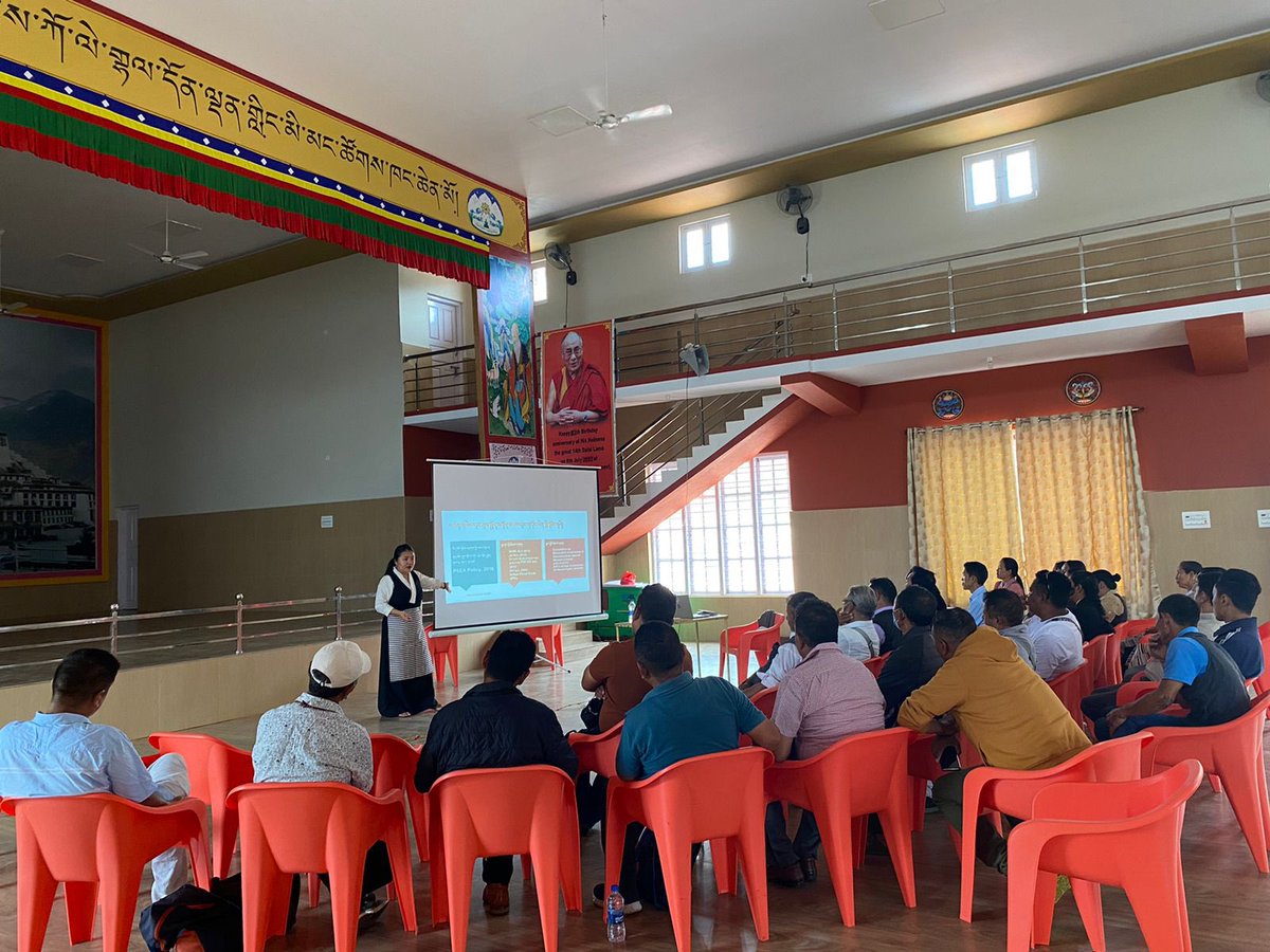 DeskWomen's tweet photo. WED continues the Orientation on #CTASBVGuidelines for the local stakeholders in Kollegal Tibetan settlement.                                 #EndVAW #DomesticViolence https://t.co/hiMaEaTsMI