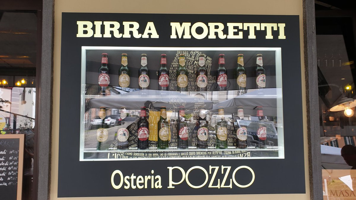 De keuze is reuze...#BirraMoretti #Locarno #Switzerland