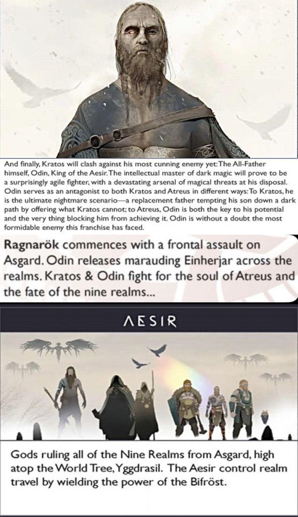 TheWarOfTheWor4's tweet photo. Según las filtraciones Odín será quien empujé a Atreus a la magia Oscura. Os dejo con la filtración❄️
Para más información de noticias, rumores y filtraciones de #GodofWar sígueme si te gusta mi contenido y darle a me gusta✌️
#GodOfWarRagnarok #PS5 #ps4share #PS4live #gowweek https://t.co/1kEZGzKfIc