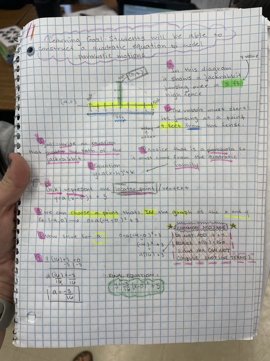 mckeemath's tweet image. Three different sets of “notes to your future selves” on the same topic. I gave Ss the learning goal, and the problems they solved on their boards, and they created this 🤩 #ThinkingClassroom #iteachmath #mtbos