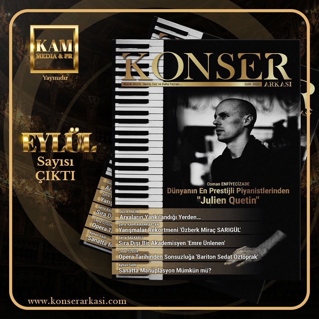 🍀EYLÜL SAYIMIZLA “YENİ SEZONA” MERHABA🍀

konserarkasi.com/dergi-eylul-20…

Dopdolu Eylül sayımızı   konserarkasi.com/2022-konserark…  adresinden indirerek okuyabilir, sevdiklerinizle paylaşabilirsiniz.

‼️“KONSER ARKASI MÜZİK DERGİSİ”ni okumak, indirmek ve paylaşmak ÜCRETSİZDİR‼️

#kammanagement