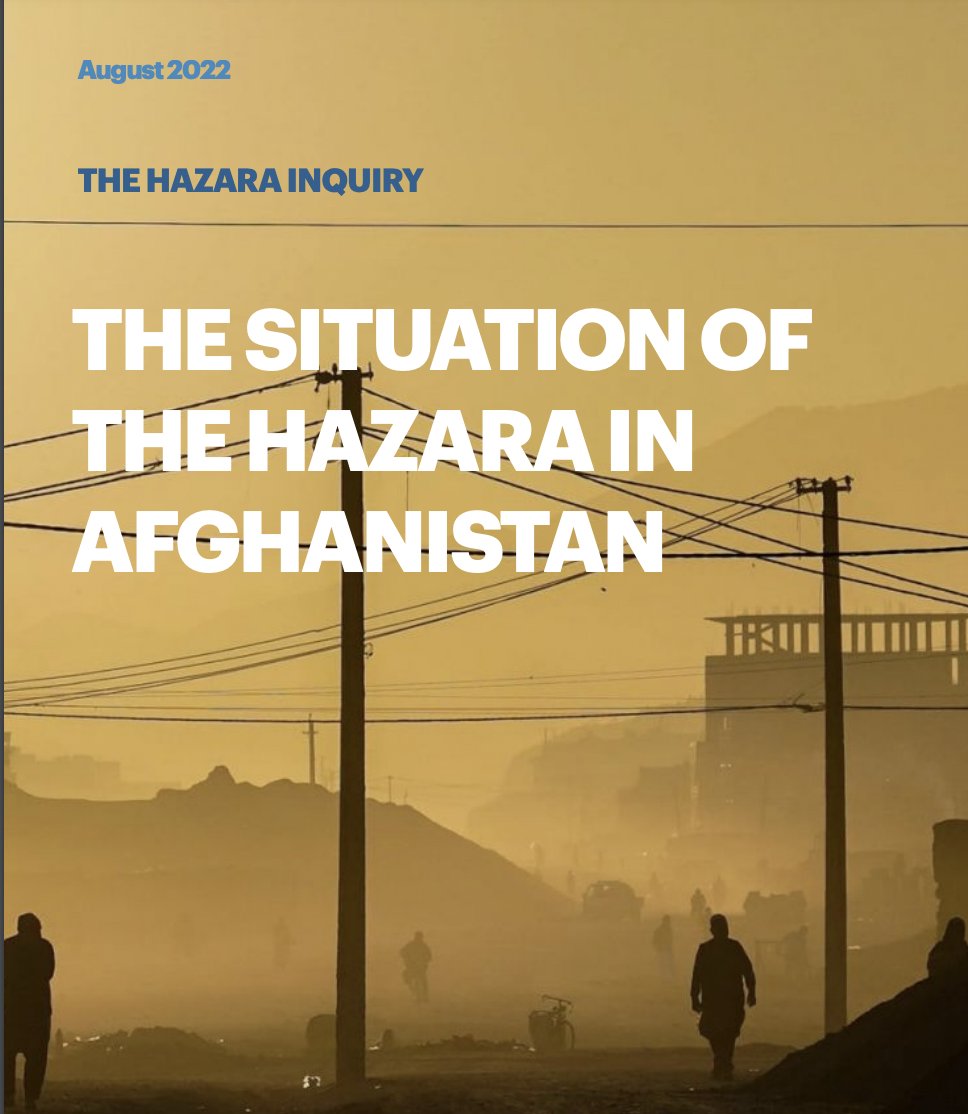Our new report is out: The Situation of the Hazara in Afghanistan. See it here: hazarainquiry.com/_files/ugd/525… #hazara #afghanistan #Taliban #IS