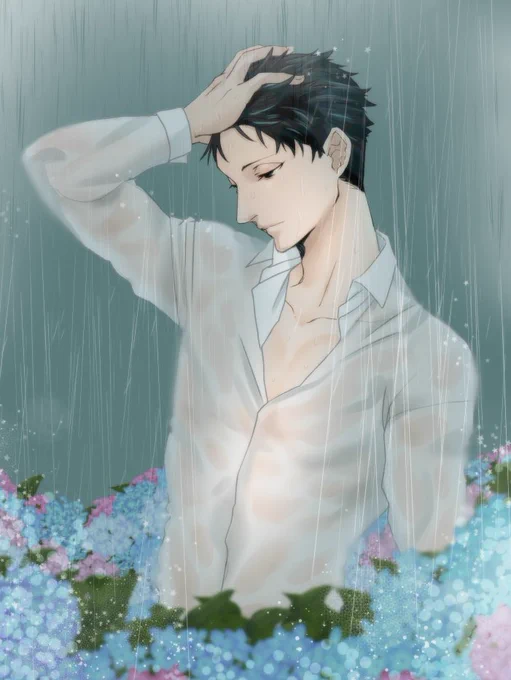 #雨も滴るいいうちの子 