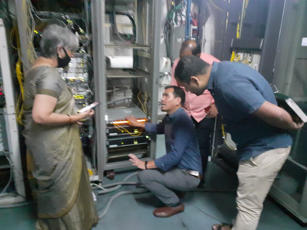 NamrattaTiwari's tweet photo. Committed for improvement each day. @Ne1Bsnl @facebook #Cache commissioned in #Shillong . Access to #MetaInc #FB #Whatsapp #Instagram now improved from previous 50ms to 25ms. @BSNLCorporate is the WAY. @CMDBSNL @CMO_Meghalaya https://t.co/VqAWIazLzn