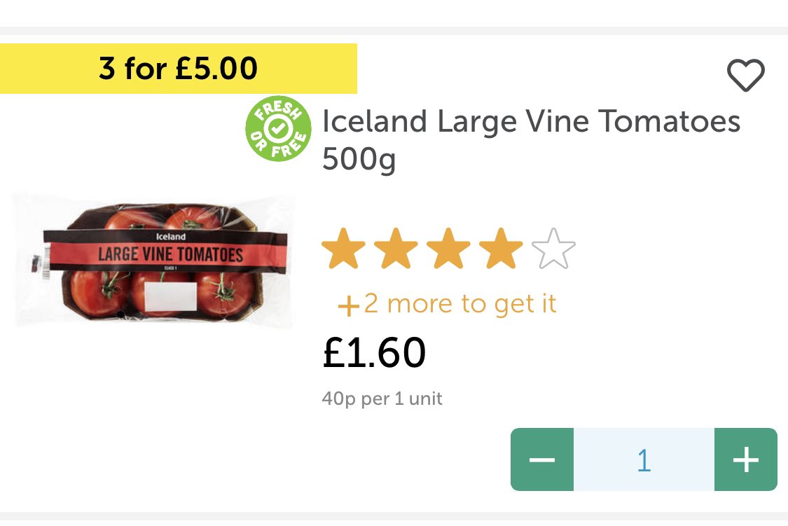 Bargain of the week at <a href="/IcelandFoods/">Iceland Foods ❄️</a> 🤔 Nice try Iceland! 🤣🤣