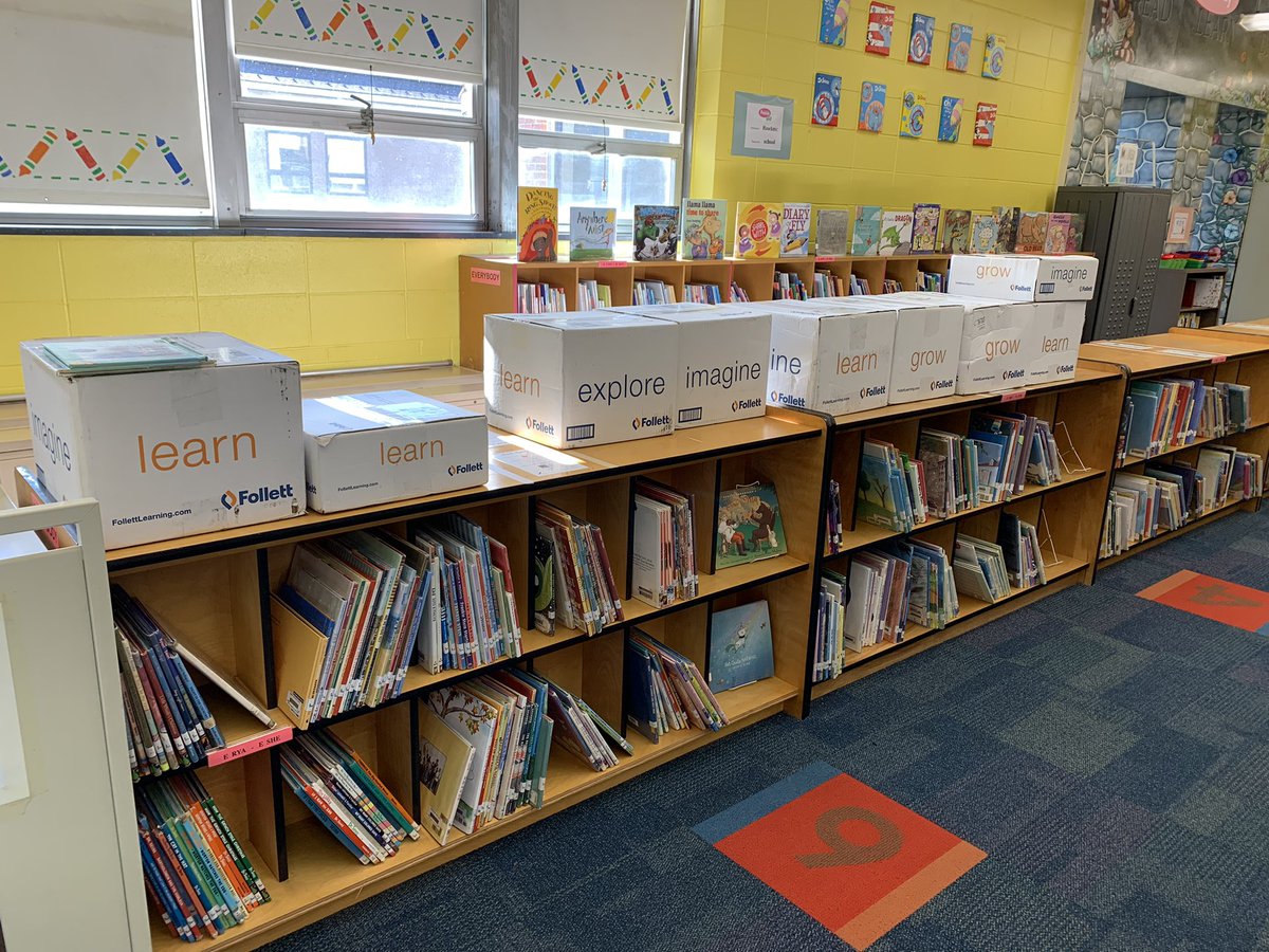 New books have arrived!  Can’t wait to get them into our students’ little hands! #HawkIsHappening