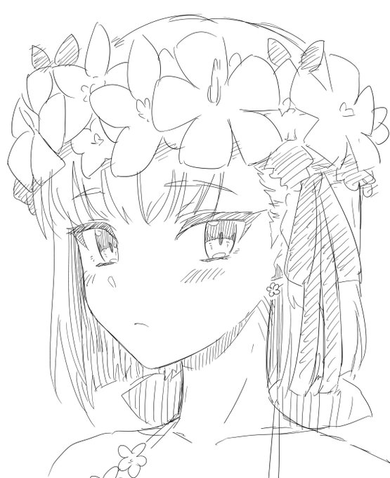 顔を可愛く描けるようになりたいから練習するぞ! 58 