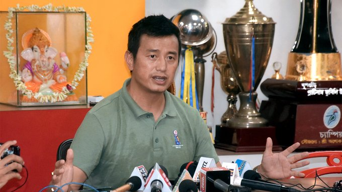 timesofindia's tweet photo. #AIFFElection #BhaichungBhutia
I'm shocked at high level of political interference in AIFF elections: @bhaichung15
Read: https://t.co/VGWq9D7s0L https://t.co/FbzTrZ7hQu