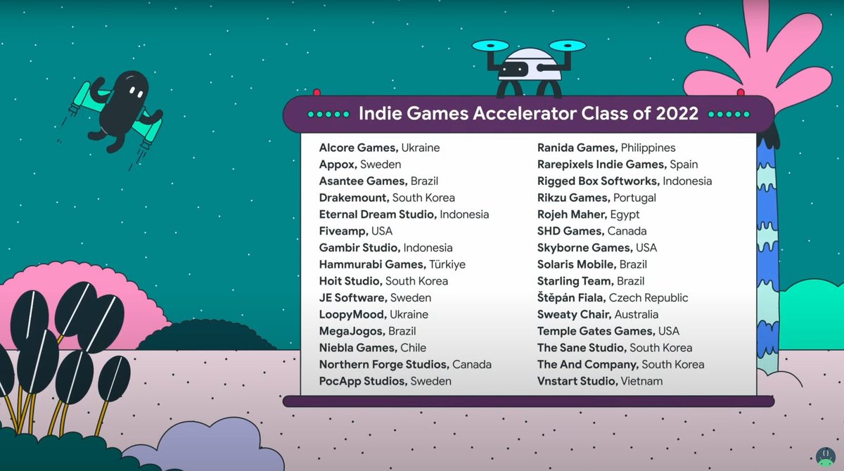 ranidagames's tweet photo. Congratulations Team @ranidagames for being one of the 30 studios selected in the global class of Google Play Indie Games Accelerator 2022! 

Thank you @GooglePlay for this opportunity! 

#IndieGamesAccelerator2022 #RanidaGames #LearnMore #KeepGrowing #Philippines @GooglePlayBiz https://t.co/gAqUVrPJdt
