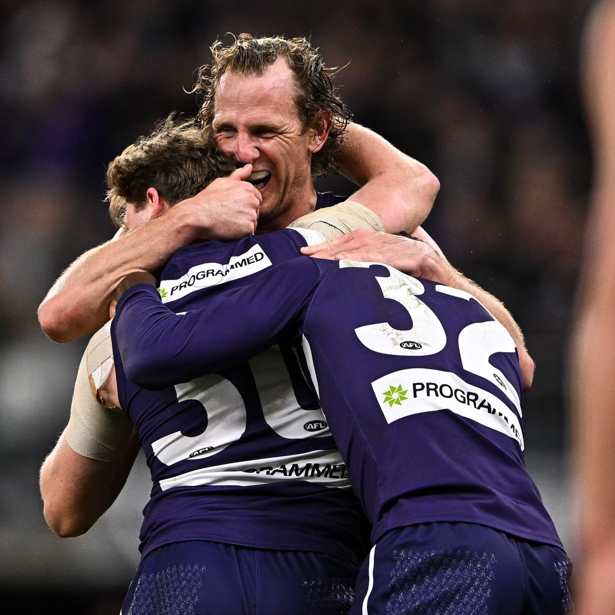 freodockers's tweet image. WE&apos;RE THROUGH TO A SEMI-FINAL 💜

⚓️ 11.7 (73)  🐶 8.12 (60) 
#foreverfreo #AFLFinals #AFLFreoDogs
