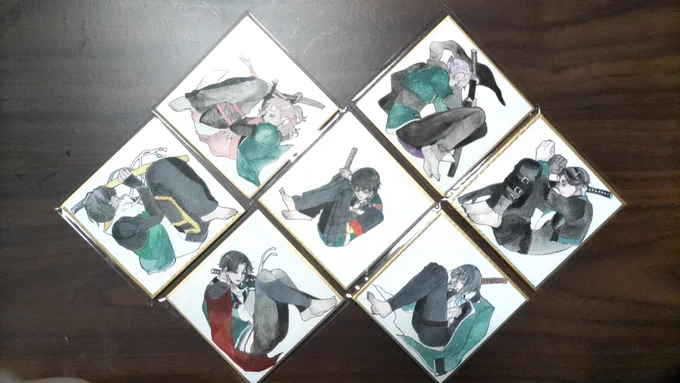 おねんね男士落書きシリーズプレゼント企画でお譲り先探します。①清光、安定、源氏、まんばちょぎ②文土佐③江のもの計3名番号でリプください。早いもの順ではなく、多数の場合は抽選なのでお気軽にどうぞ。 