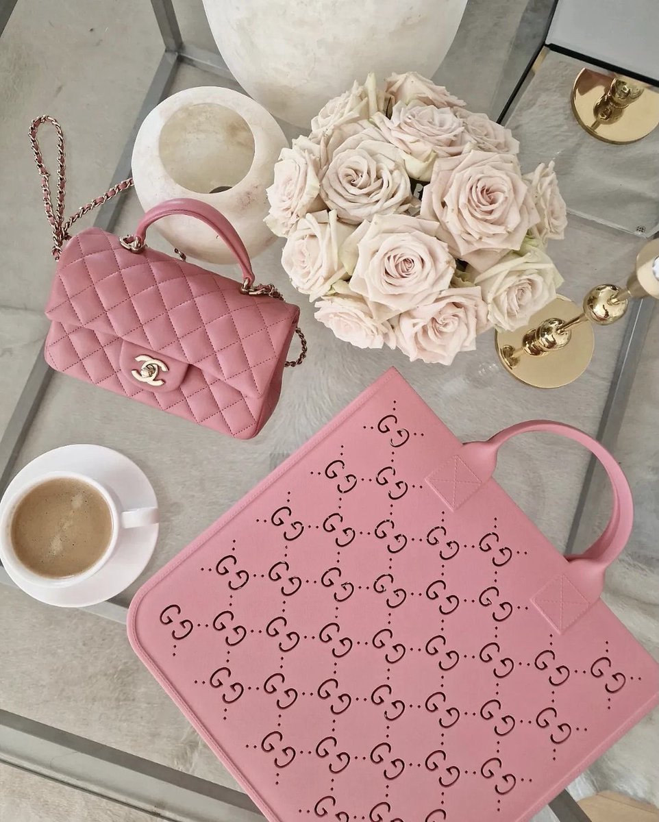 Chanel &amp; Gucci in baby pink