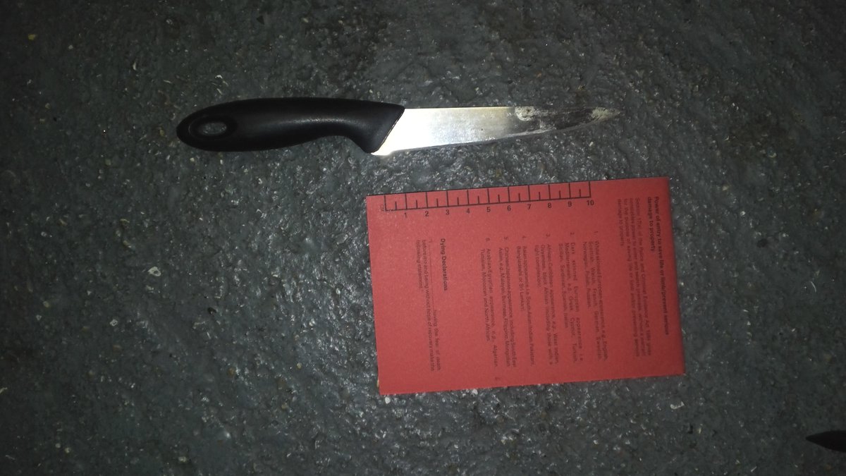 MPSNewCross's tweet photo. Proactive patrols of drugs hot spot areas resulted in an arrest for possession of cannabis, points and blades.
Upon further searching, he was found to have class A drugs concealed in his sock - confirmed as cocaine and heroin by testing.
🚔
#Police #result #stopandsearchworks https://t.co/PTFmYwDt1E