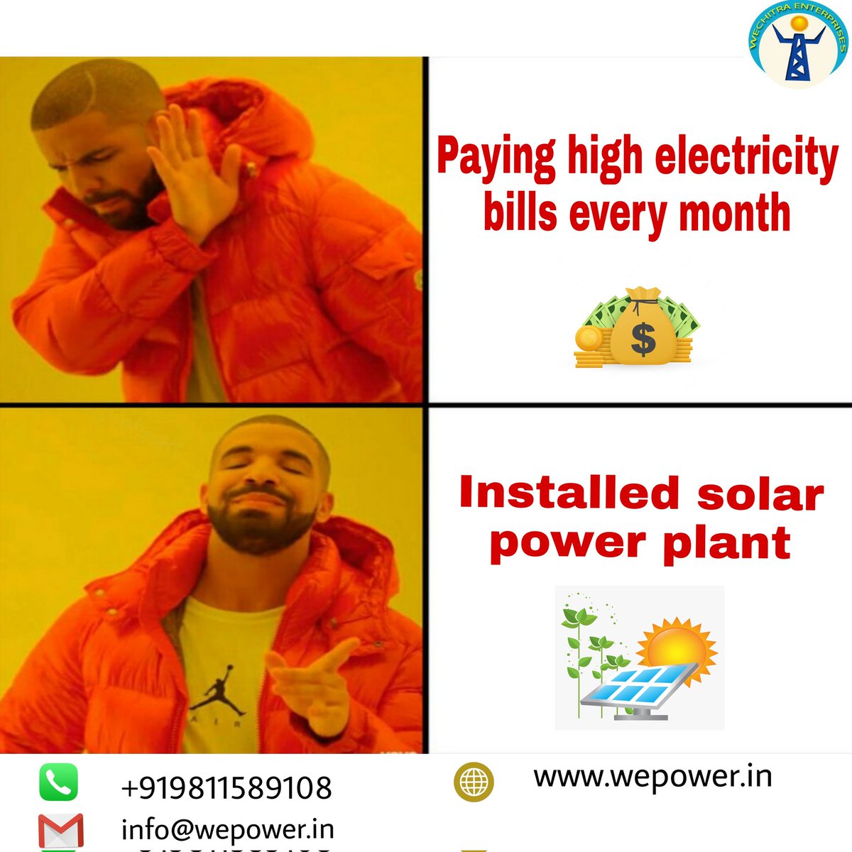 WechitraEntprse's tweet photo. Go solar ☀️
#greenenergy
#solarenergy
#solardesigns
#solarpanels
#solarempowered
#solarconsultant
#solarpower
#solarenergyrules
#gosolar
#solarindia
#cleansolar
#electricaldesigns
#electricalprojects
#wechitraenterprises https://t.co/fW7MVmgF2j