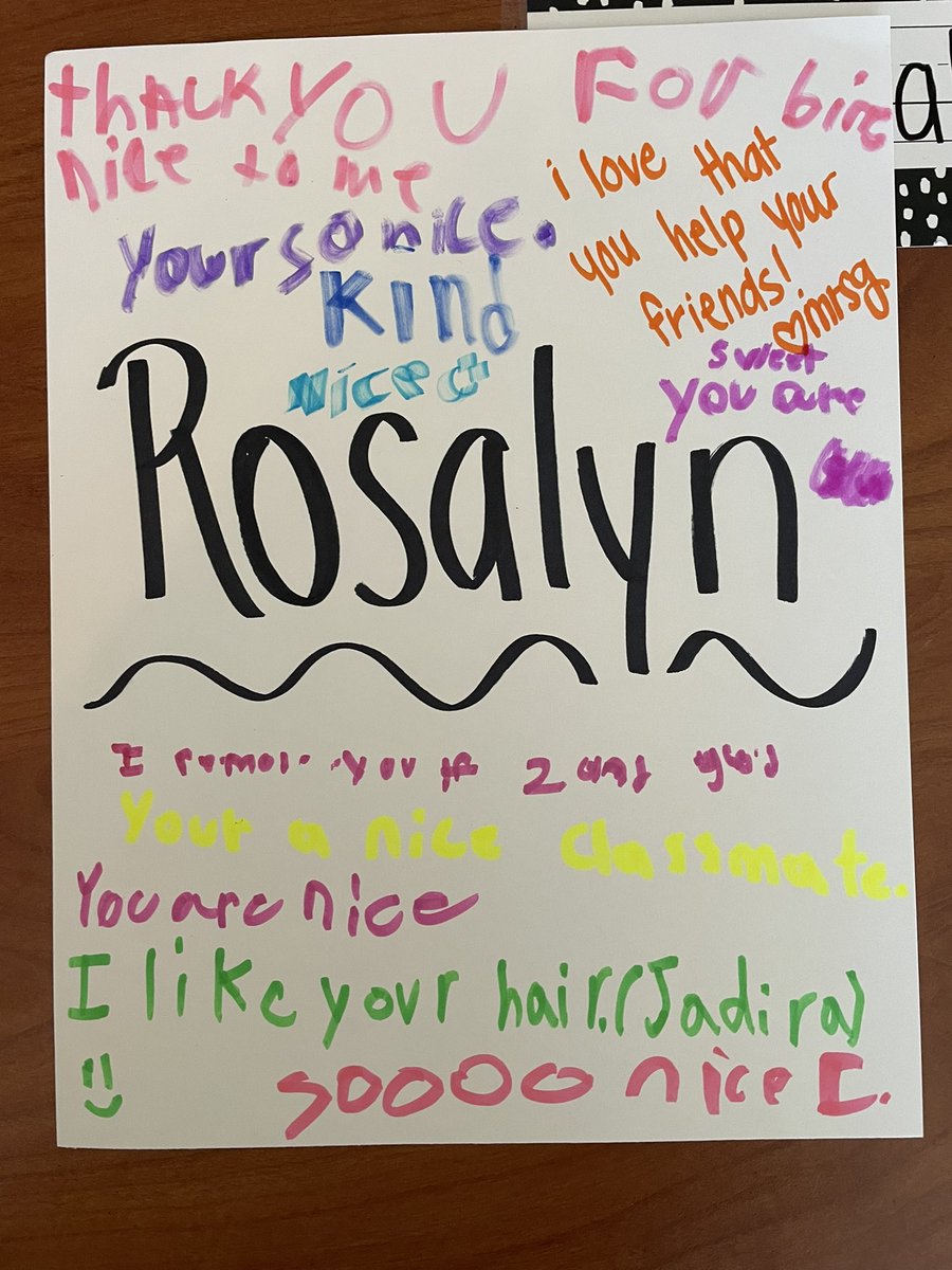 Mrs_BGunter's tweet photo. Today we completed my “Our Class is a Family” compliment cards and it made my teacher heart so happy! This is my favorite activity for the first week of school and it was so great seeing the kiddos light up! 🧡💙 #cees #lexcs #learngrowlead https://t.co/pOMpcCKJCN