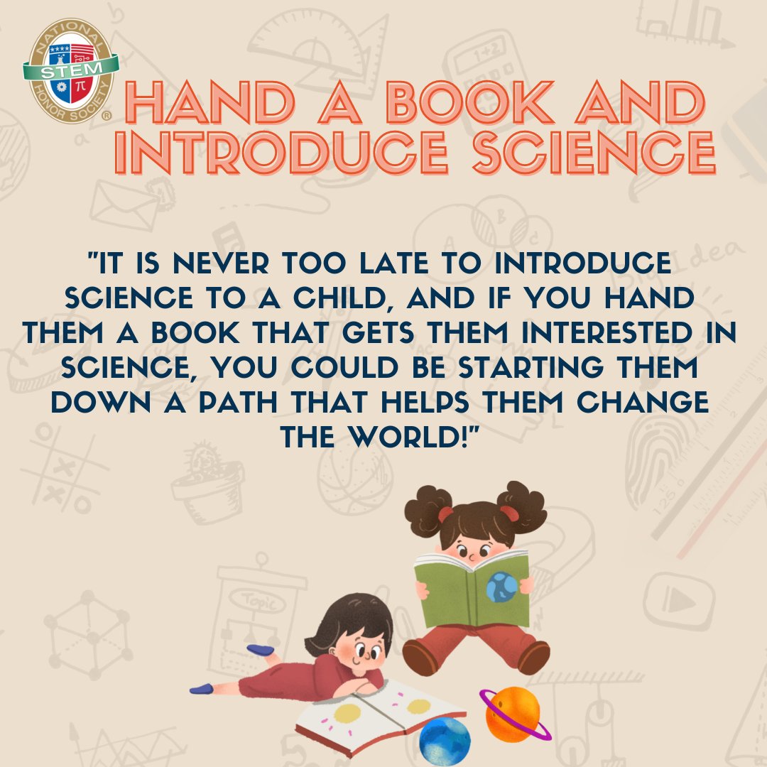 NSTEMHS's tweet photo. To learn more about STEM books for children, visit https://t.co/r8H0R55Czm!
Did you know those books can teach children STEM fun and engagingly?
Visit our website at https://t.co/r8H0R55Czm! Have questions? Contact us via DM!
#nstem #nstemhs #STEM https://t.co/iN2GmFh30D