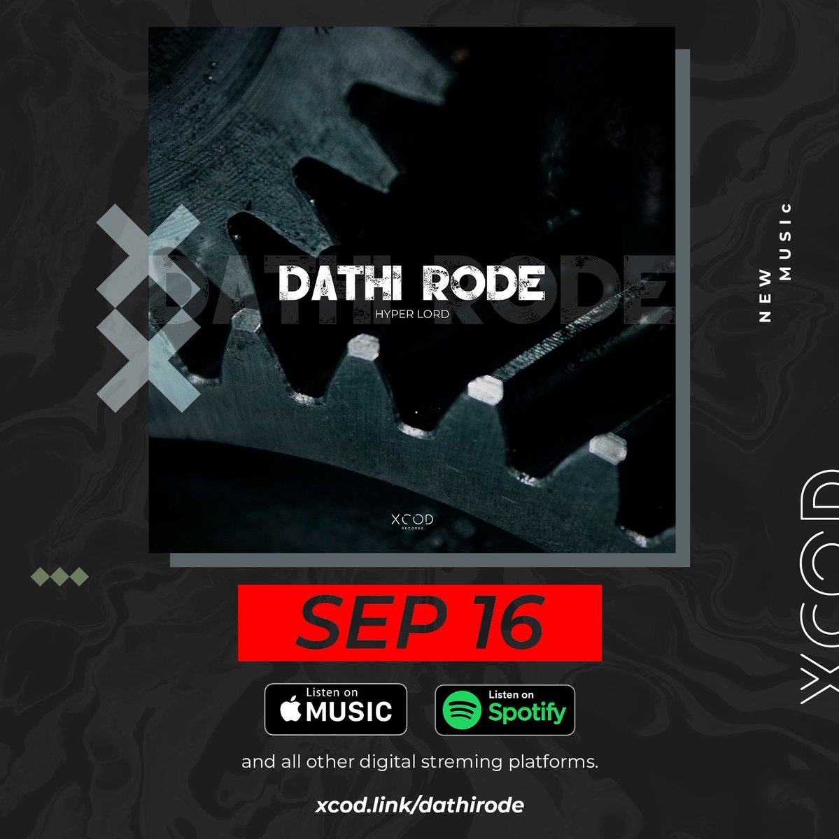 xcodrecords's tweet photo. New Music Aleart 💥
Pre-Save now https://t.co/NLYew3Hiog🔥
Dathi Rode (දැති රෝදේ) - Hyper Lord
Release on Apple Music, Spotify and all other streaming platforms from September 16
#HyperLord #DathiRode #hiphop #SLRap #sinhalarap #SriLanka #NewMusic #XcodRecords #Xcod #xcmg https://t.co/UMutHFbY9F