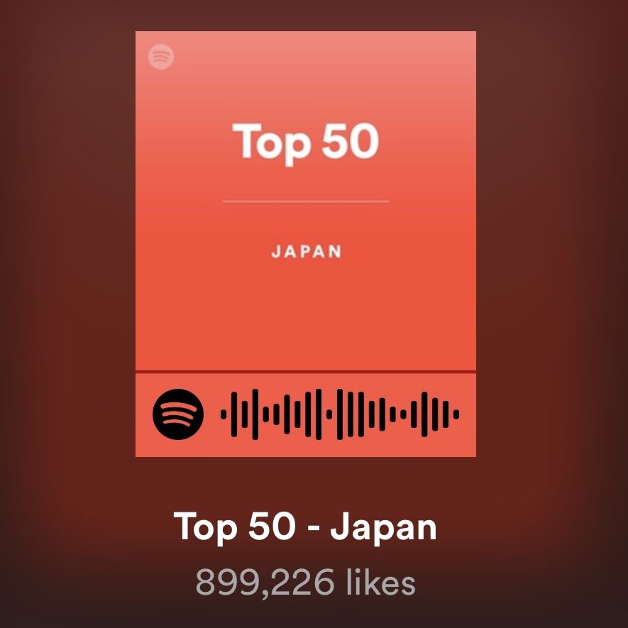 espresso202020's tweet photo. #SpotifyTop50 Japan は、約90万人のフォロワー(いいね=ライブラリー登録者数)がいる有力プレイリストで、タイ発のバイラルヒットから始まって、ついに、再生回数でもTop50入チャート入り。
藤井 風 さんの「死ぬのがいいわ」の勢いは本当にすごいなと驚いています。
👉 https://t.co/MHHg2wx7SH https://t.co/ecQb380NQw