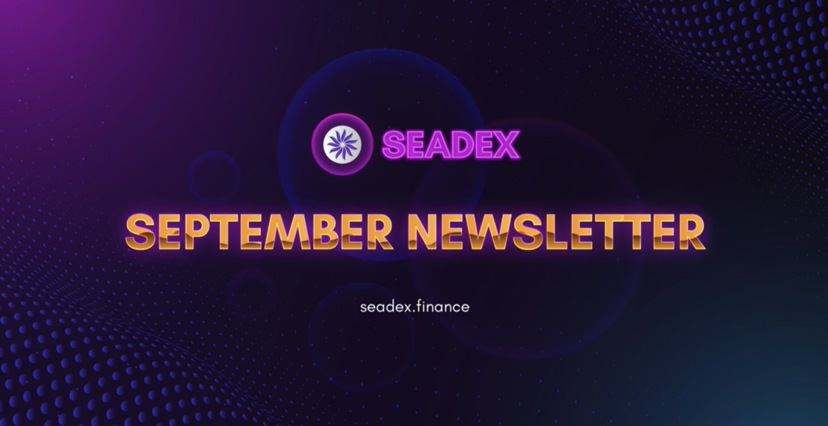 seadex_ph's tweet photo. Isang serye ng mga kaganapan ang nangyari sa nakalipas na dalawang buwan, mula sa bagong pag-update ng roadmap, ang @seadex_ph community launch, sa paglulunsad ng aggregator ng SeaDEX V2 DEX.
Alamin ang buong impormasyon sa #SeaDEX September Newsletter: https://t.co/FCs20ck0xF https://t.co/EfPWXn1tEr