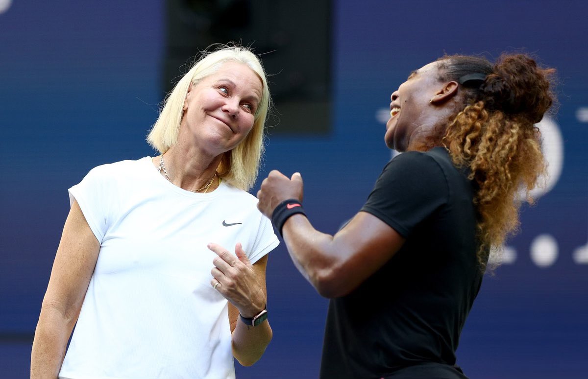 rennaestubbs's tweet photo. What a ride! @serenawilliams Thanks for allowing me to take that last dance with you. Your grit, determination, passion and love for this game is unmatched. Thank you for everything you have given to this sport 🎾 i love ya  #GOAT𓃵 #serena #queen #friend https://t.co/UqXmMyxkzB